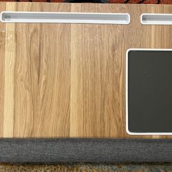 Lapgear home office Lap Desk With Device Ledge Mouth Pad & Phone Holder