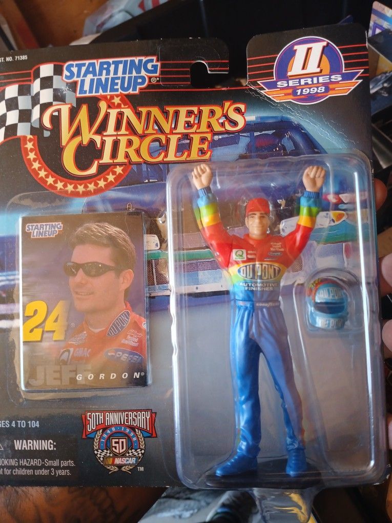 Jeff Gordon & Helmet DuPont 5"Action Figure Made By Winner's Circle π New
