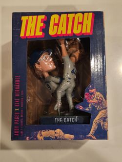 Dodgers The Catch Andy Pages Kike Hernandez bobblehead