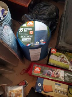 All new camping gear and assesories