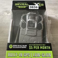 TACTACAM Reveal X Gen 3.0 Cellular Trail Camera Auto Connect 4G LTE 4K Photo NIB