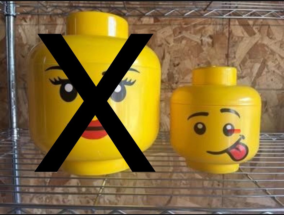 Lego Storage Head