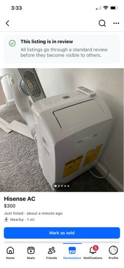 Hisense AC unit  8000 BTC