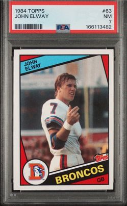 John elway RC PSA7