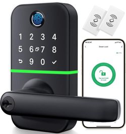 Smart Door Lock with Keypad Handle Keyless Entry