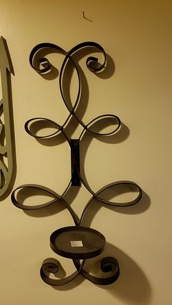 Wall decoration candle holder