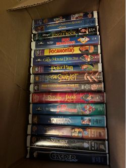 VHS vintage movie tapes