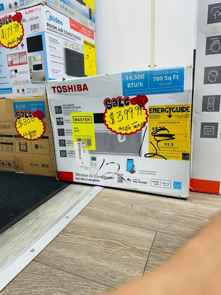 TOSHIBA Window AC 14500BTU