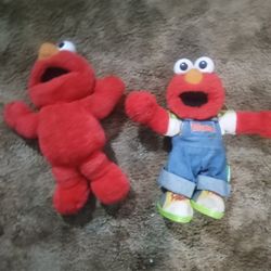 Original 90s Tickle Me Elmo And Friend