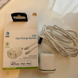 New Open Box Fast Charge Bundle 20W iPhone iPad iPod 6ft