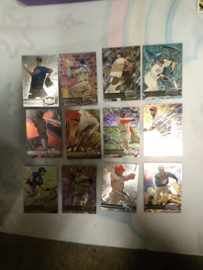 Metal Collectable Baseball Cards