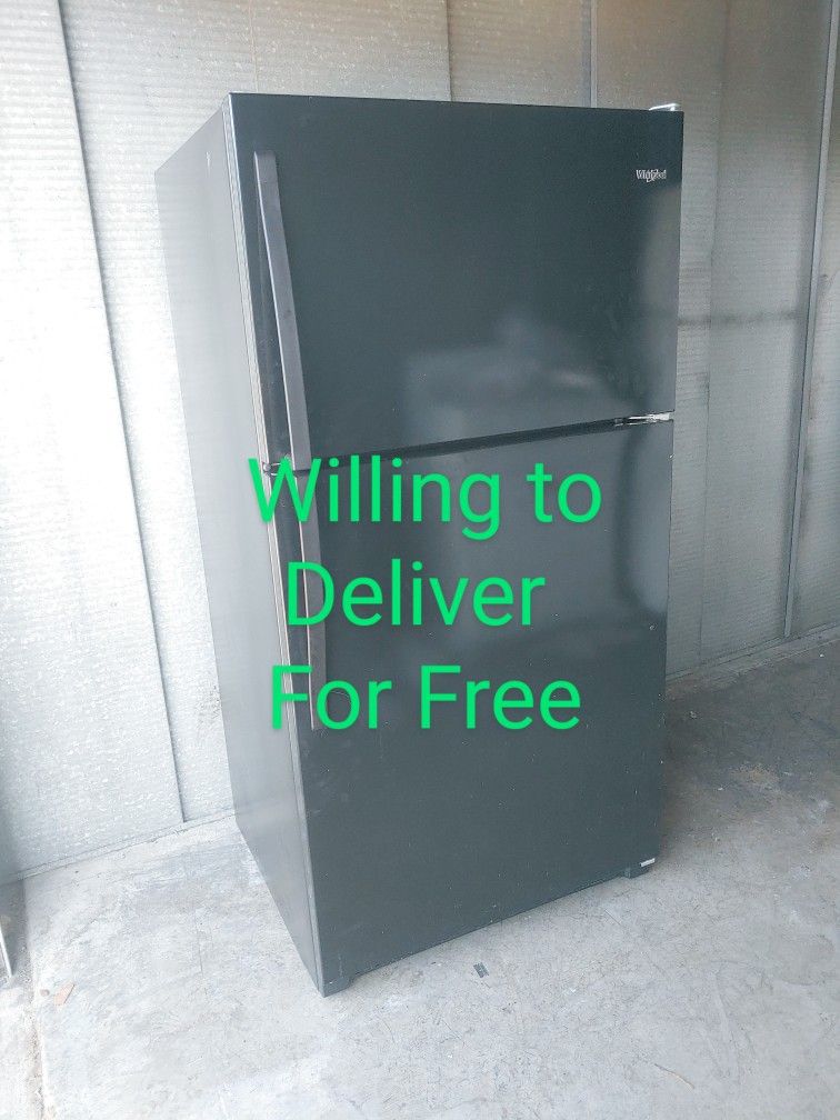 Whirlpool Refrigerator/Freezer 21 Cuft(dimensions:32" 1/2 W 30" D 65" 1/2 H