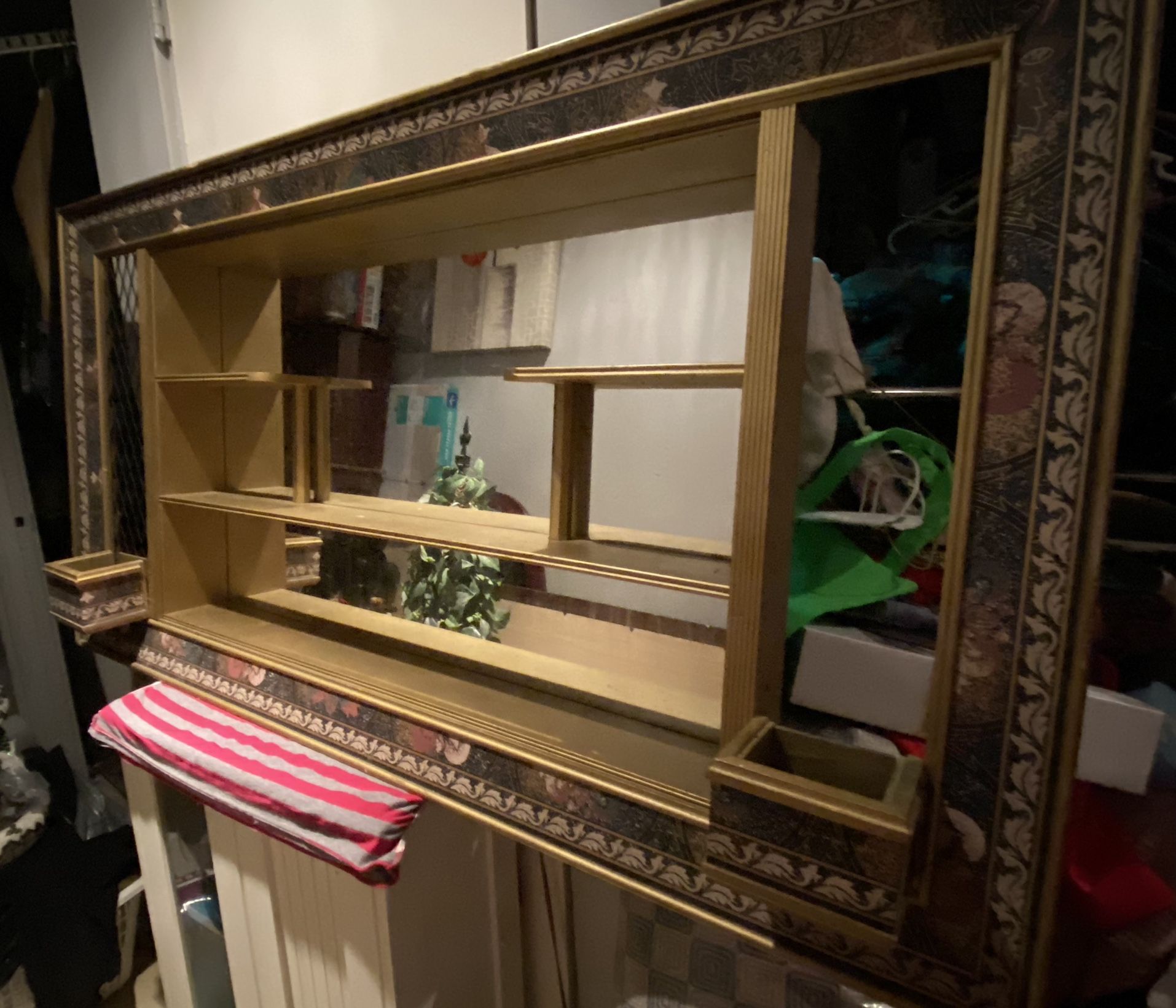 Antique Multifuncional 26x 48 Inch Mirror