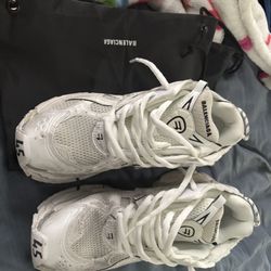 White Balenciaga Runners