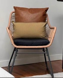 Brand New Basket Weave Chairs Set