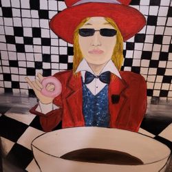 Painting Tom Petty Tribute