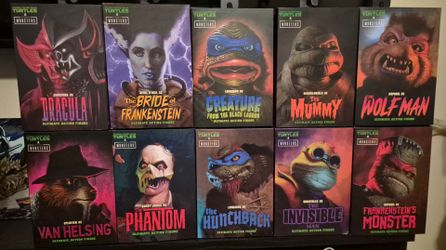 TMNT x Monsters Ultimate Action Figures Complete Set of 10