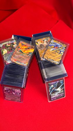 EX Pokémon ⭐️⭐️ Rare ⚡️MEGA lot , 220 In Premium top loaders ⭐️All Current Sets ⭐️