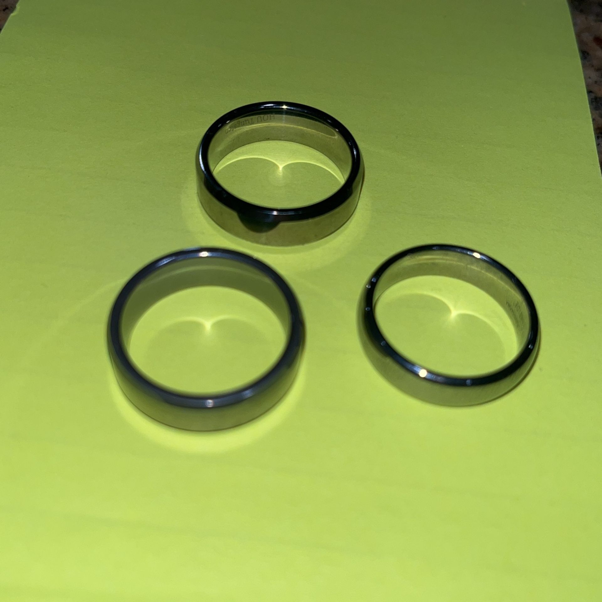 MENS RINGS TUNGSTEN 3 of them