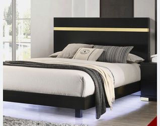 Queen Size Frame And Mattress