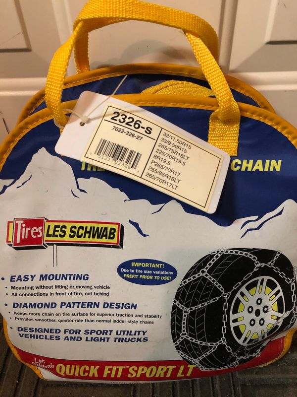 Les Schwab Tire Chains Brand New for Sale in Puyallup, WA OfferUp