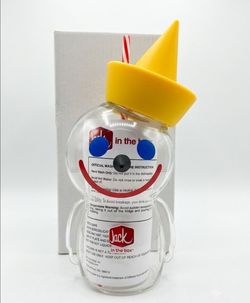 Jack In The Box- GLASS CUP- JACK SIPPER- Limited Edition TUMBLER- NEW IN BOX