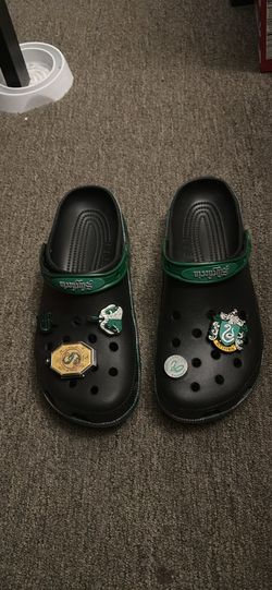 Harry Potter Slytherin Crocs (Men Size 11)