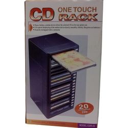 One Touch Cd Storage Rack Holds 20 Cds
