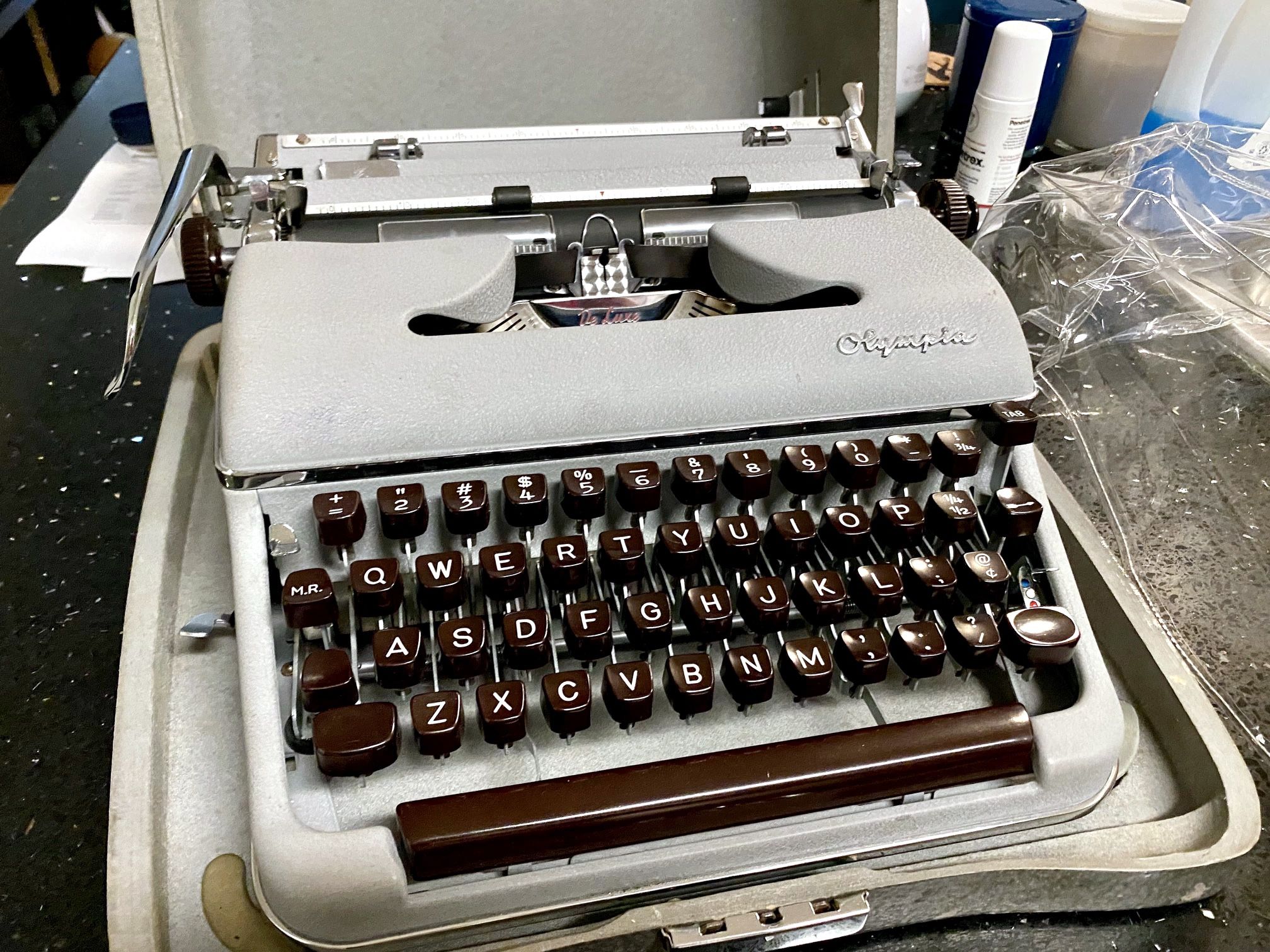 1958 Olympia SM3 Typewriter (Professionally Restored)