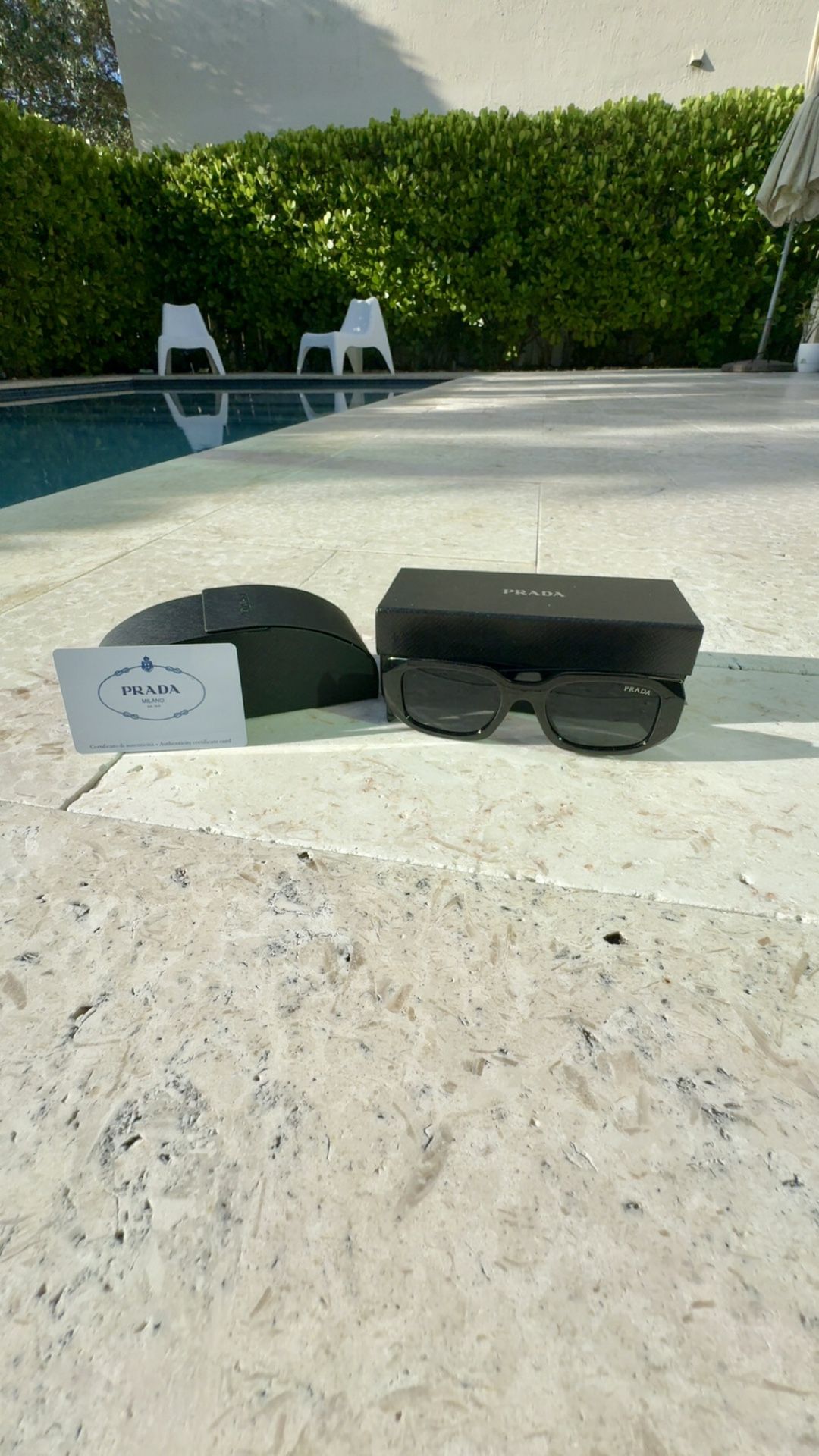 Prada Sunglasses 49 mm - Black Frame & Lens