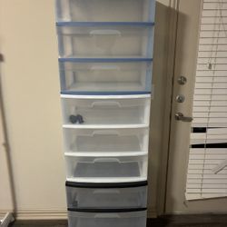 Multi- Color Plastic Dressers