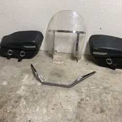 Motorcycle Bags, Windshield  And Beach Bars