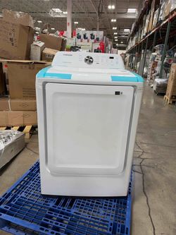 Samsung - 7.2 Cu. Ft. Electric Dryer With Sensor Dry - White