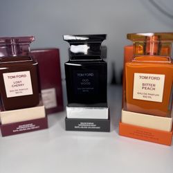 Tom Ford Collection ~ Lost Cherry, Bitter Peach, Oud Wood