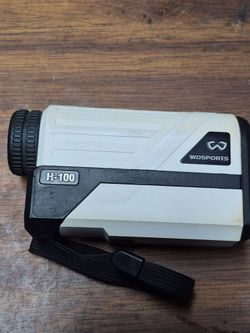 Wosports H-100 golf laser rangefinder.