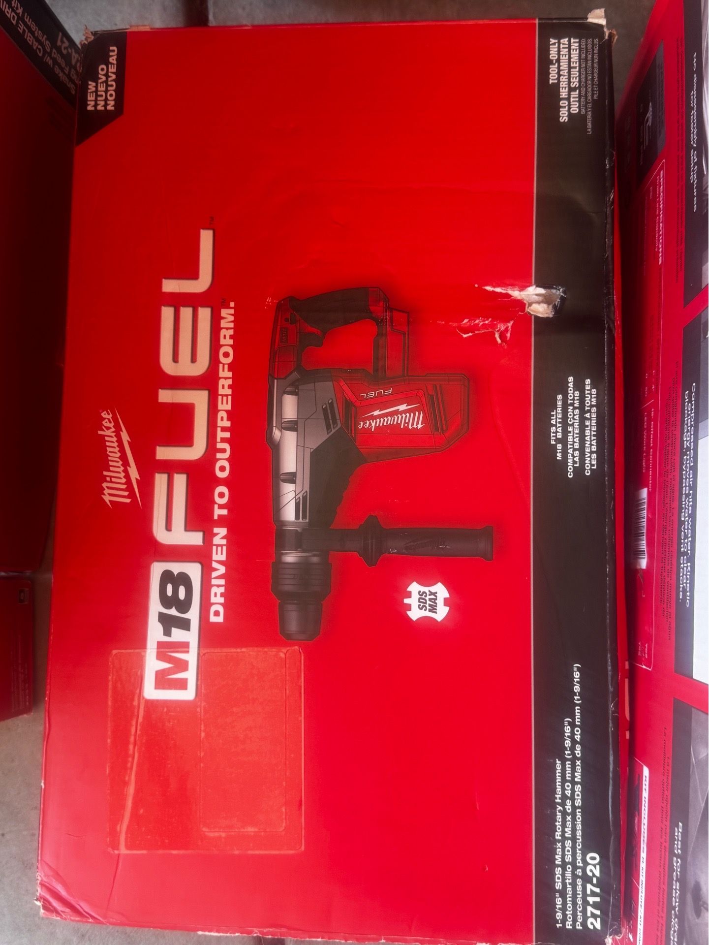 Milwaukee 2717-20 SDS Max Rotary Hammer