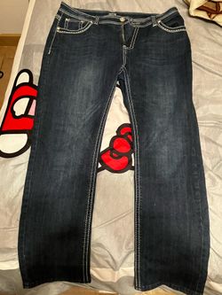 Woman’s Y2K Rhinestone Bootcut Jeans⋆˚꩜｡