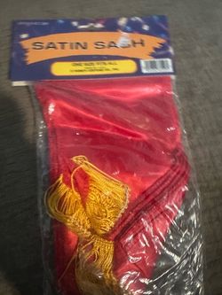 Red satin