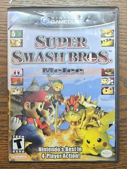 Super Smash Bros Melee Nintendo Gamecube Complete
