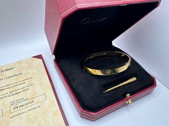 Cartier Love Bracelet 18K Gold Size 19 PRICE FIRM