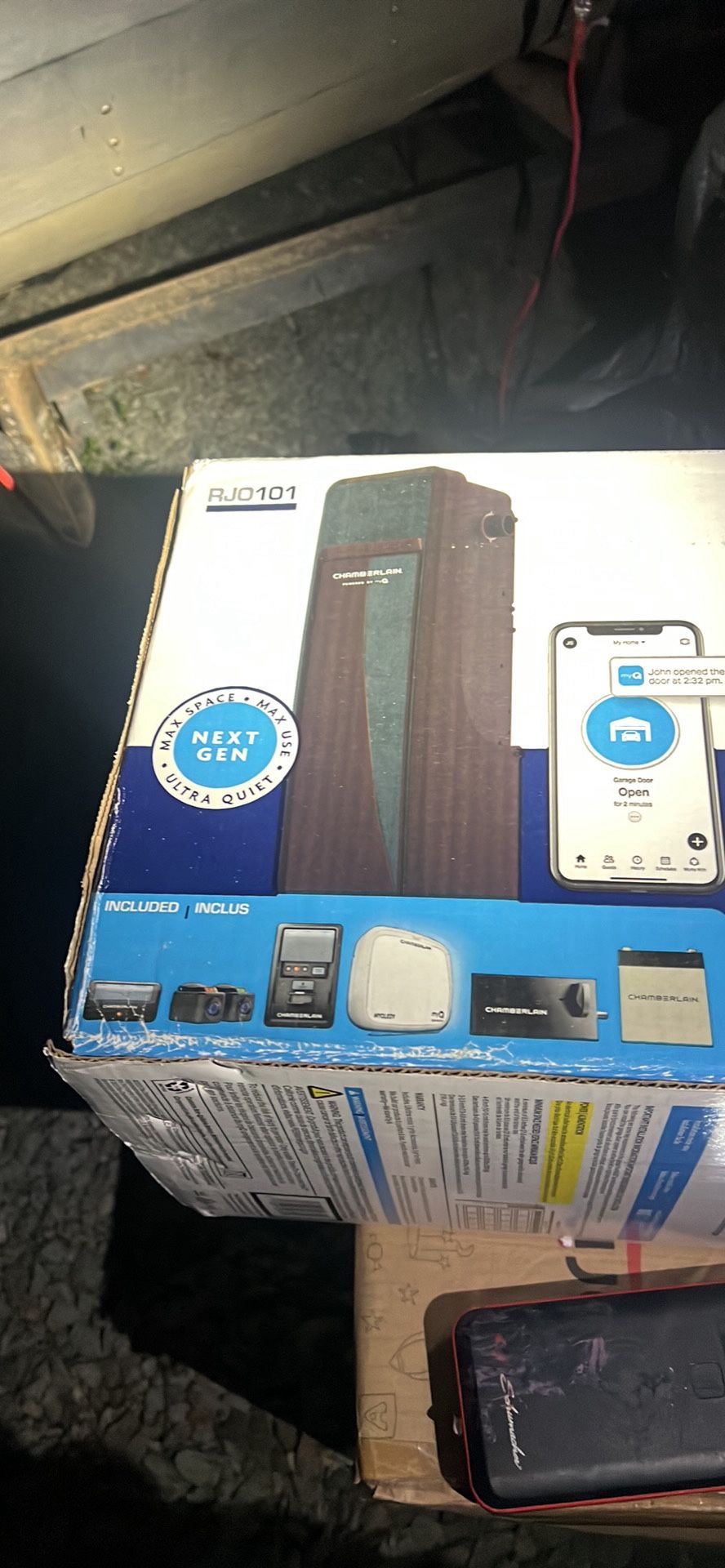 Chamberlain, smart wall mount garage door opener
