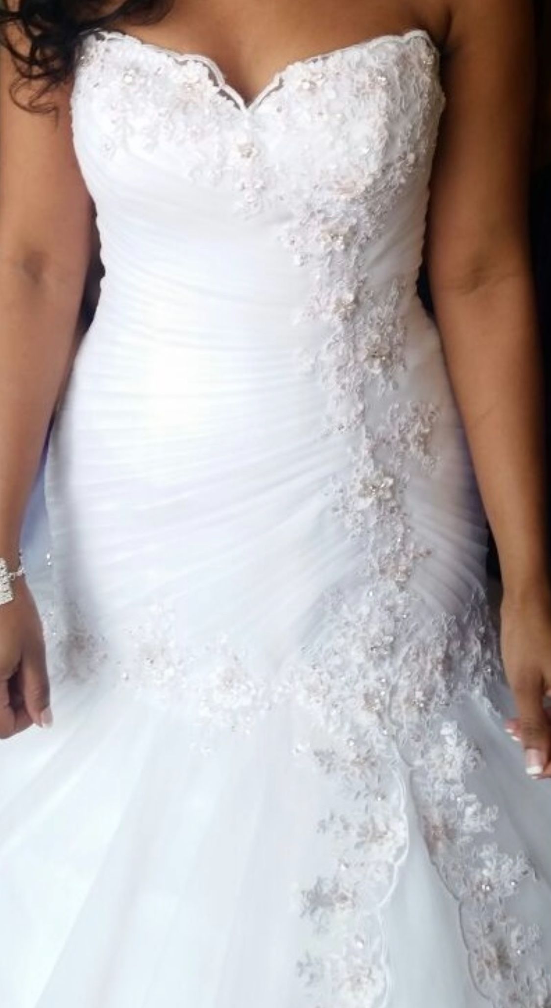 Wedding Dress & Veil - Size 4/6