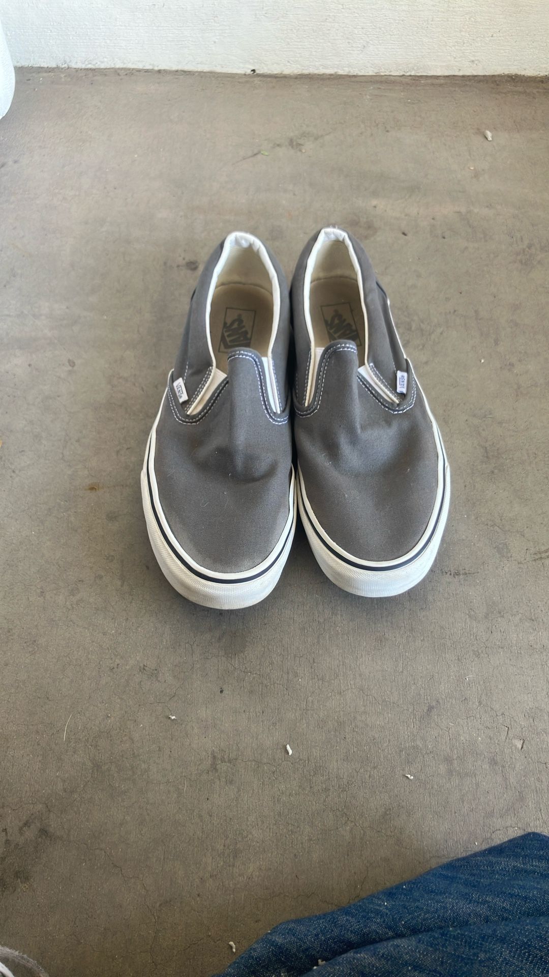 Grey Vans Size 12