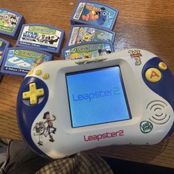 Leapster 2 System With 8 Cartridges