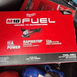 Milwaukee M18 4 1/2" / 5" Grinder 