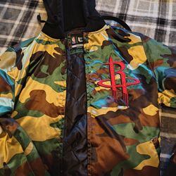 Htx rockets hoodie bomer jacket