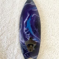 Hanging Wall Bottle Opener ~ Cool Surfboard Design