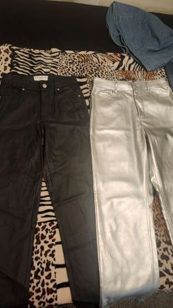 Marc New York Black Faux Leather Pants