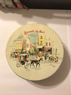 Vintage Deer Park Cookie Tin