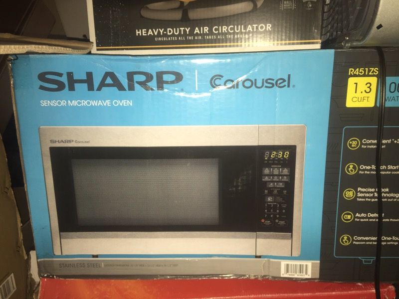 sharp carousel microwave r451zs